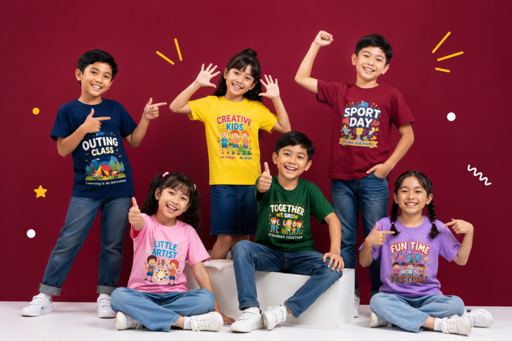 Kaos Anak Custom Berkualitas dan Nyaman untuk Berbagai Kebutuhan 1 kaos anak custom berkualitas