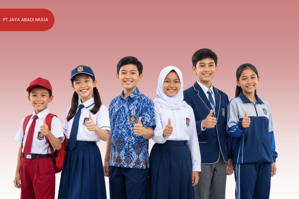 Jasa Pembuatan Seragam Sekolah Solo Custom Berkualitas dan Terpercaya 1 PT Jaya Abadi Mulia